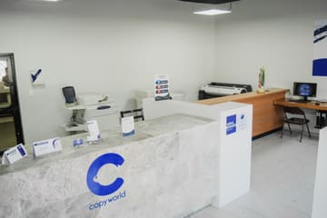 Recepción de la sucursal Copyworld